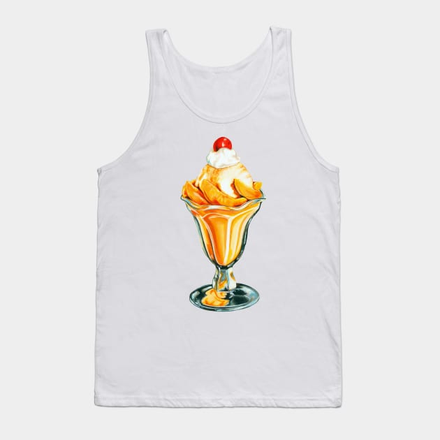 Peach Sundae Tank Top by KellyGilleran